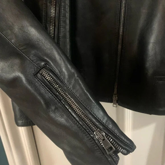 Beautiful Men’s Gucci Leather And Wool Biker Jacket. - Picture 8 of 9